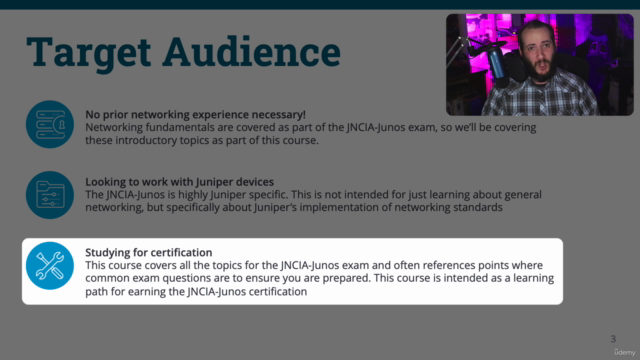 Juniper JNCIA-Junos - NEW JN0-105 Complete Course – Screenshot 3