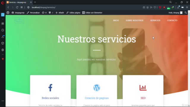 Crea tu pagina web PROFESIONAL con WordPress y Elementor – Screenshot 3