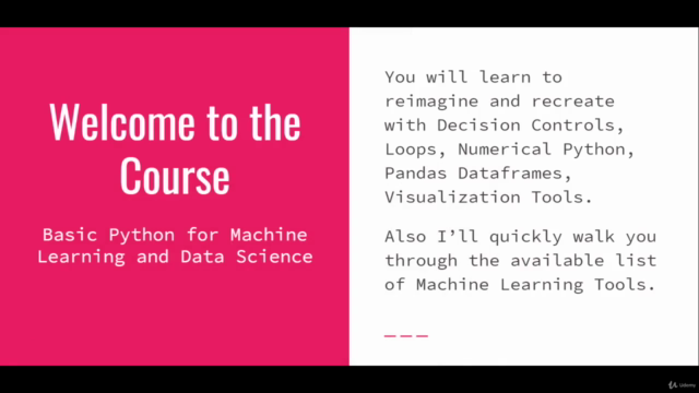 Python Course for Machine Learning & Data Science Beginners – Screenshot 1