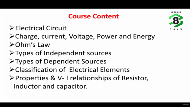 Electrical Circuit Crash Course for VLSI interview and GATE – Screenshot 1