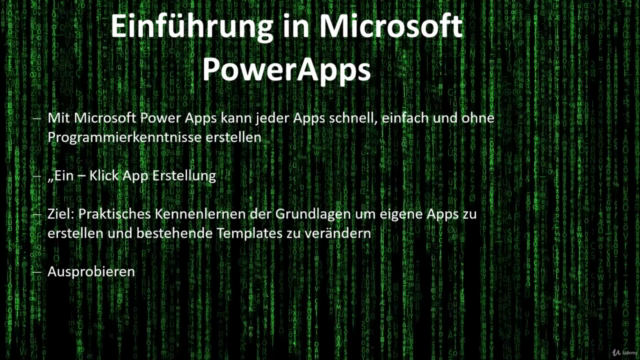Einführung in Microsoft Power Apps - Screenshot_01