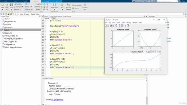 MATLAB Crashkurs – Screenshot 2