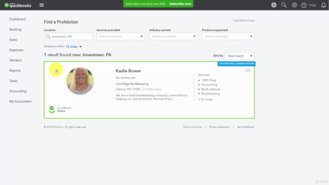 QuickBooks For Beginners: Fast Track Training – Screenshot 4