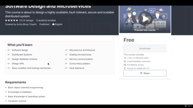 Software Design and Microservices – Screenshot 2