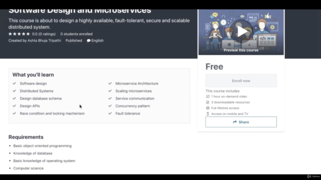 Software Design and Microservices – Screenshot 3