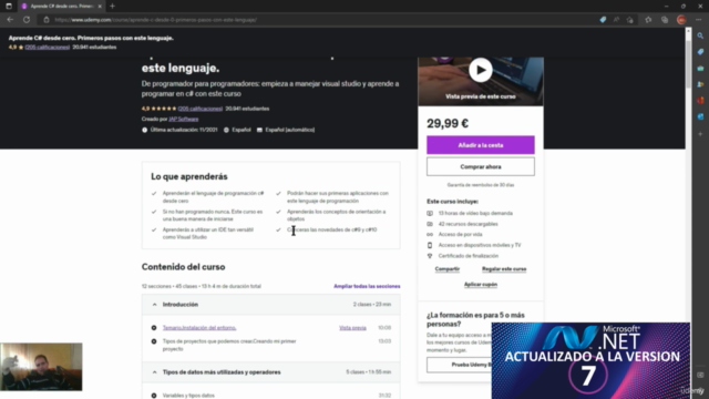 Aprende C# desde cero. Incluye las novedades de C#11 – Screenshot 3