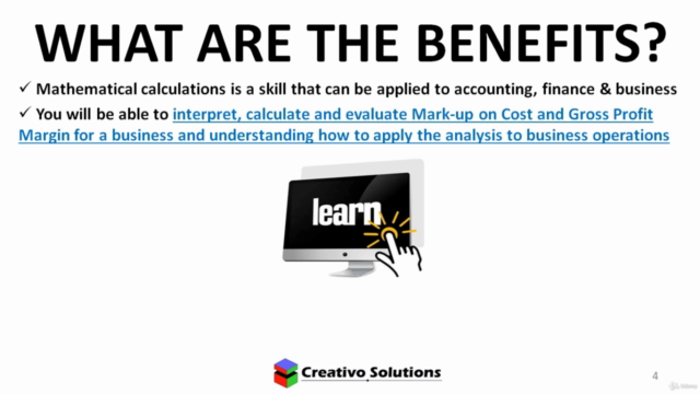 Accounting: Markup on Cost & Gross Profit Margin Calculation – Screenshot 3