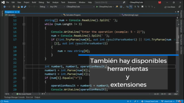 C# - Buenas prácticas y código limpio – Screenshot 2