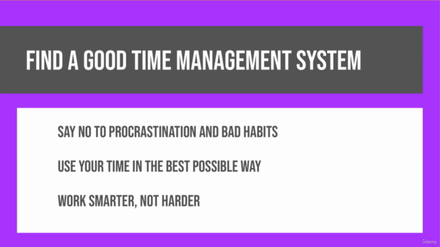 Time Management And Goal Planning: The Productivity Combo – Screenshot 1