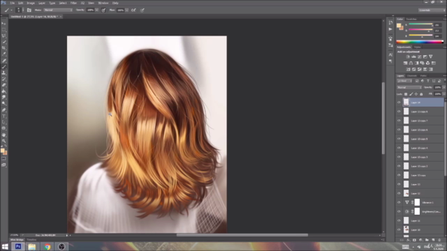 Digital Art: Painting Realistic Hair – Screenshot 1
