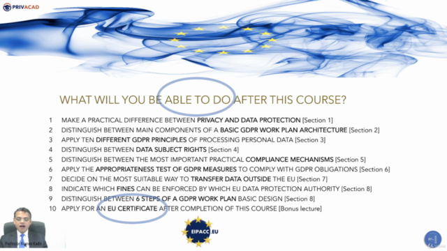 Privacy and Data Protection, Certified GDPR Compliance – Screenshot 2