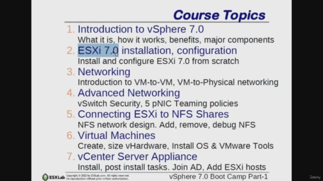 Mega Course - VMware vSphere 7.0 Boot Camp - Part 1 w. Ebook – Screenshot 2