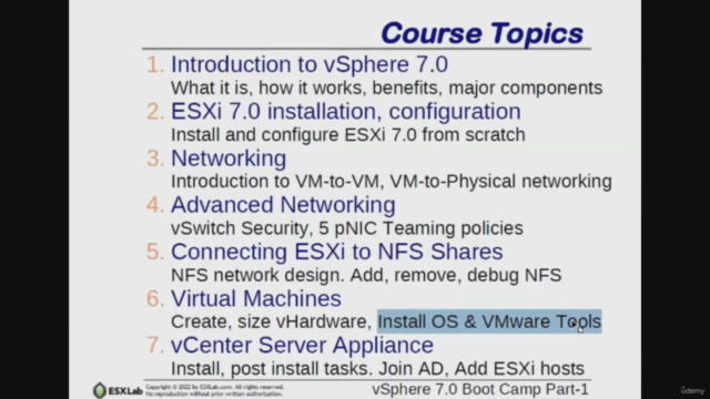 Mega Course - VMware vSphere 7.0 Boot Camp - Part 1 w. Ebook – Screenshot 3