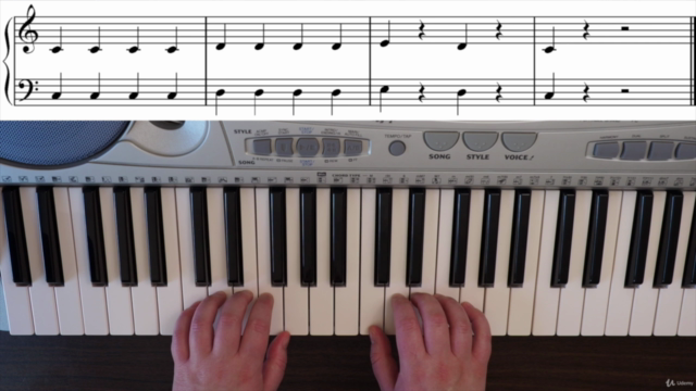 Your First 10 Piano Songs: Learn to Play with Two Hands! – Screenshot 1