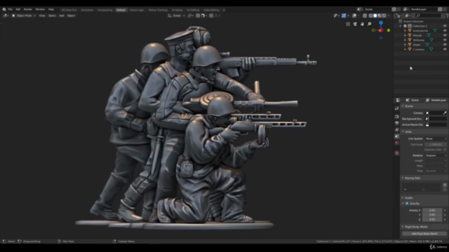 3D-скульптинг и ретопология в Blender – Screenshot 3