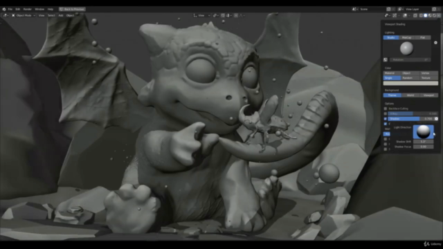 3D-скульптинг и ретопология в Blender – Screenshot 4