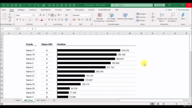 Vertriebscontrolling mit Excel – Screenshot 2