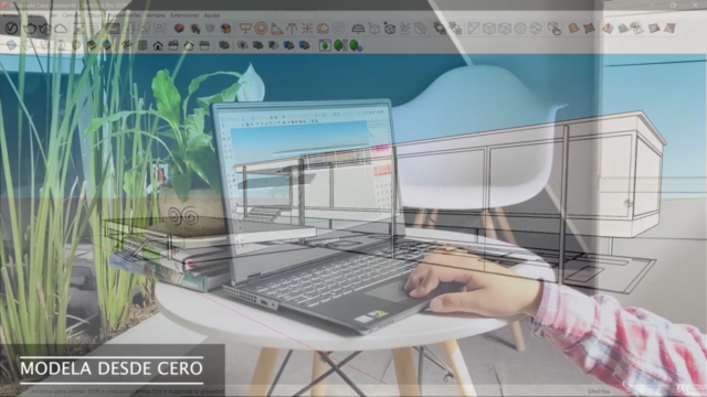 Sketchup y Vray next: Crea visualizaciones arquitectónicas – Screenshot 1