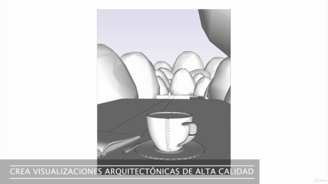 Sketchup y Vray next: Crea visualizaciones arquitectónicas – Screenshot 4