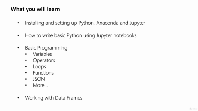 Basics of Python Programming for Beginners (with Jupyter) – Screenshot 3