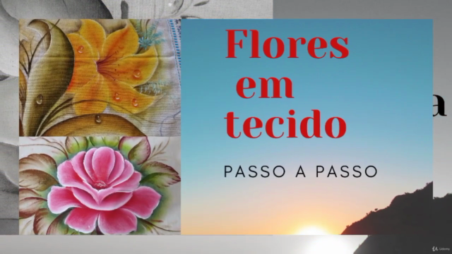 PINTURA EM TECIDO COMPLETO PASSO A PASSO – Screenshot 3