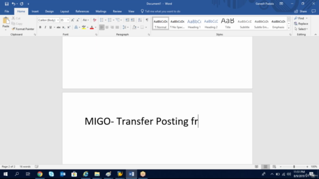 SAP ECC and S/4 HANA MM-WM-SD Integration Course – Screenshot 2