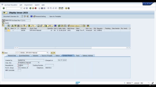SAP ECC & S/4 HANA MM Organization Structure & Master Data – Screenshot 4