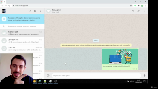 VBA na Prática: Programando um Bot do WhatsApp – Screenshot 2