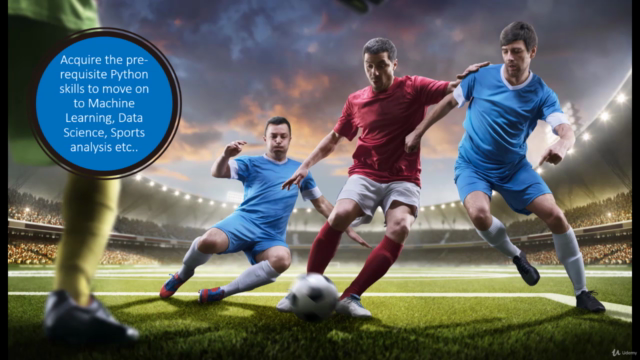 Learn beginner Python using football/soccer-only projects – Screenshot 2