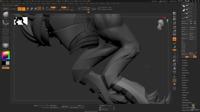 Hard Surface Creature Creation in Zbrush | Intermediate User - Screenshot_02