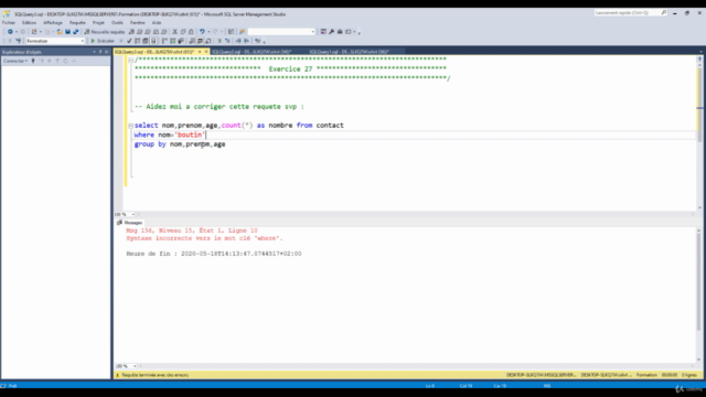 SQL Server : Défis Code avec 50 exercices. – Screenshot 2