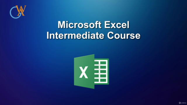 Microsoft Excel – Intermediate – Screenshot 1