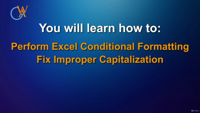 Microsoft Excel – Intermediate – Screenshot 4