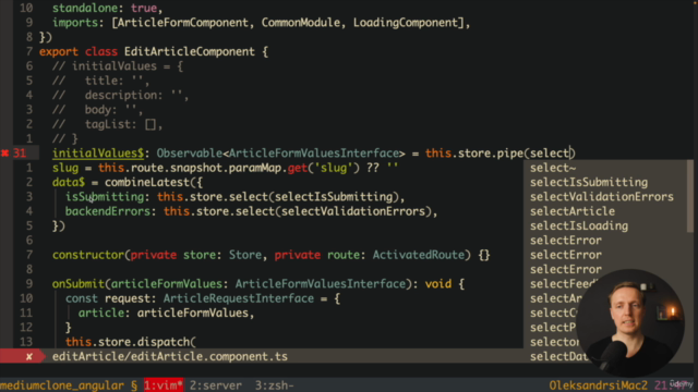 Angular and NgRx - Building Real Project From Scratch – Screenshot 1