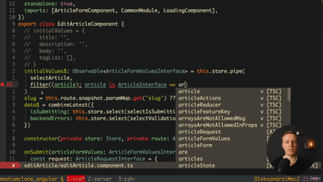 Angular and NgRx - Building Real Project From Scratch – Screenshot 2
