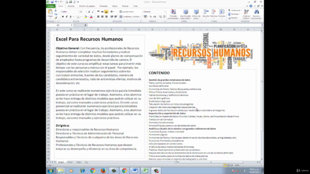 Excel para Gestión de Información de Recursos Humanos – Screenshot 1