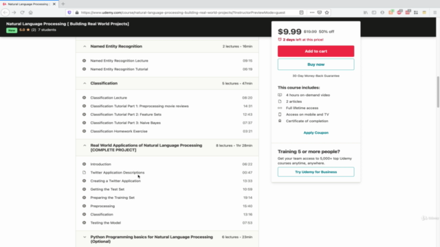 Natural Language Processing [ Building Real World Projects] – Screenshot 4
