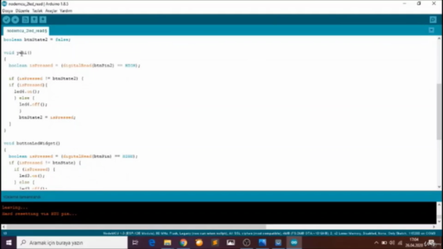 Arduino Nodemcu Blynk ile Temel ve ileri Seviye Projeler – Screenshot 2