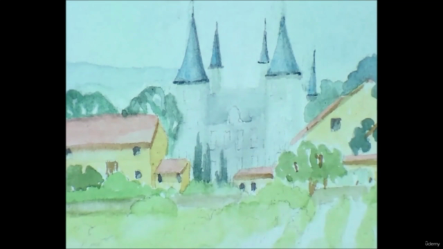 PLAN & PAINT a FRENCH Chateau & landscape in 9 easy steps. – Screenshot 2
