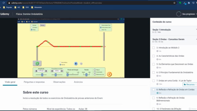 Física Simplificada: Domine Ondulatória – Screenshot 2