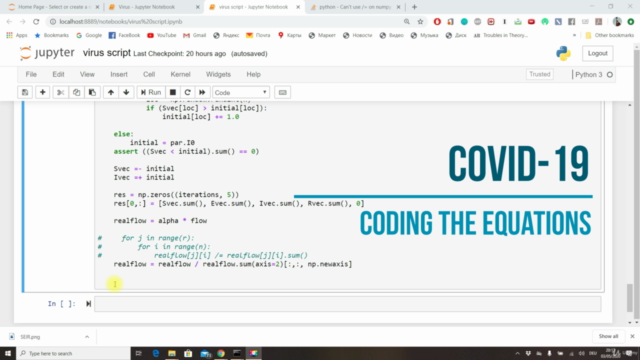 COVID-19 Data Science Urban Epidemic Modelling in Python – Screenshot 4