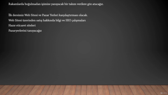 Sıfırdan E-Ticaret | Sertifikalı | Trendyol-N11 v.s... – Screenshot 2