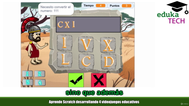 Aprende Scratch desarrollando 4 videojuegos educativos – Screenshot 4