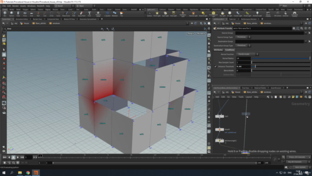 Procedural House in Houdini – Screenshot 1
