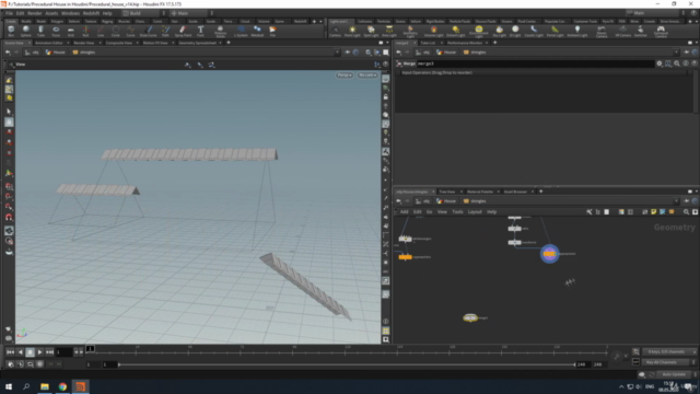 Procedural House in Houdini – Screenshot 2