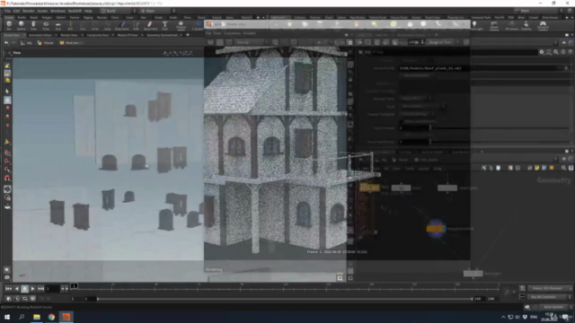 Procedural House in Houdini – Screenshot 3