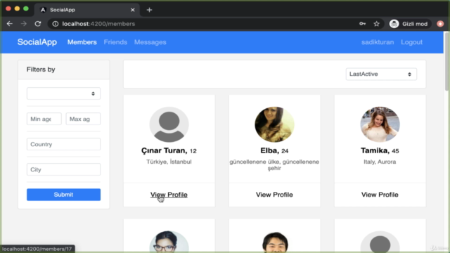 .Net Core Web Api & Angular ile Proje Geliştirme Kursu – Screenshot 4