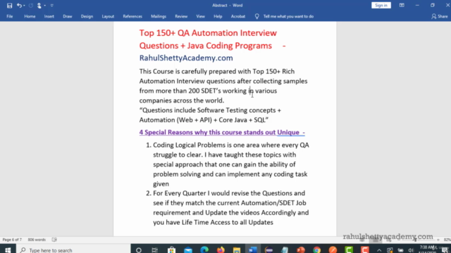 Top 150+ QA Automation Interview Questions & Resume Tips – Screenshot 1