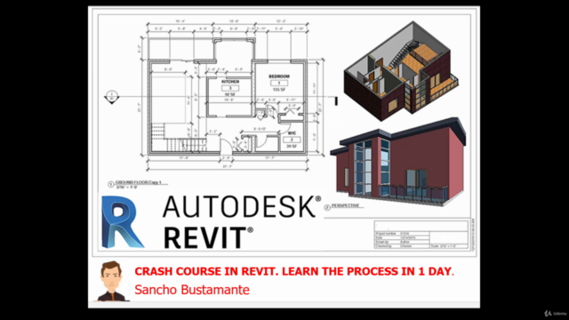 CRASH COURSE IN REVIT. LEARN THE PROCESS IN 1 DAY. – Screenshot 1