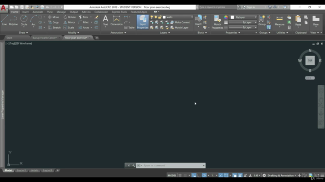 Learn How To Draw Design of Building in AutoCad Civil Eng. – Screenshot 1